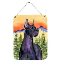 Great Dane Aluminium Metal Wall or Door Hanging Prints