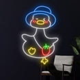 thumbnail image 2 of Handmadetneonsign Cute Duck With Strawberrr Neon Light, Duck Led Light, Duck Led Sign, Room Decor, 2 of 5