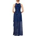 thumbnail image 2 of Betsy & Adam Womens Chiffon Halter Evening Dress, 2 of 2