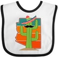 thumbnail image 3 of Inktastic Arizona Retro Sunset Funny Cactus Boys or Girls Baby Bib, 3 of 4