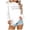 White, variant on HNMKIU Womens Sweatshirt Cool Grandma Club Long Sleeve Pullover Sweatshirt For Women Comfortable And Casual Shirt