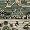 thumbnail image 5 of Oriental Weavers Keira Area Rug - KEI07 - 9'10" x 12'10" - in Blue/ Green - Vintage Inspired, Stain Resistant, Family and Pet Friendly , Family, Dining, Living Room Rug, 5 of 5