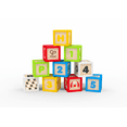 Hape Stacking ABC/123 Blocks Learning and Education Infant Toy Stack ...