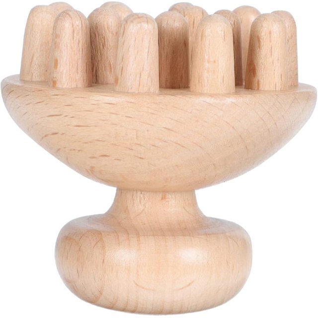 Masajeador de madera con forma de hongo para terapia de madera, herramienta para terapia con hongos, masajeador de madera para todo el cuerpo con forma de hongo Gua
