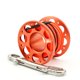 thumbnail image 1 of Mantenga el carrete de bobo de buceo Reel portátil Color sólido Poliéster Reeles Pesca de freedivismo Accesorios submarinos con gancho de doble extremo naranja rojo 15m Inevent OD003289-12, 1 of 7