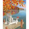 Wdftyju 5D DIY diamante pintura río hoja de arce completo redondo taladro mosaico arte imágenes Wdftyju 6dd2gj9wf0tl1fm1