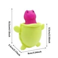 thumbnail image 3 of Turtle Design Stress Relief Squeezing Cup, Animal Shaped Decompression Toy, Soft Tpr Material, Funny Gift For Desk Decor And Relaxation, 3 of 9