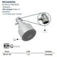 thumbnail image 3 of Regadera Redonda Ecológica Alfa Cromada Con Obturador Sin Brazo, 3 of 4