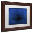 thumbnail image 3 of Trademark Fine Art "Deep Blue" Canvas Art by Joarez, White Matte, Wood Frame, 3 of 4