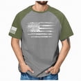 thumbnail image 4 of TOWED22 Men's Graphic Tees American Flag Patriotic T-Shirts Short Sleeve 4th of July Shirt Crewneck Summer Workout Tops AG,3XL, 4 of 4