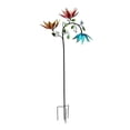 thumbnail image 2 of Molino de Jardín de Verano, Flores Coloridas Molino Resistente Decoración de Jardín Al Aire Libre Casas Patio Ador Baoblaze Hilandero de viento de césped, 2 of 8