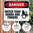 thumbnail image 4 of Watch Your Hands And Fingers Sign, OSHA Danger Sign,, 4 of 8