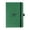Bear-Green, variant on Wildlife Lined Medium Notebook, A5 - Hardcover - Cream 100gsm Ink-Proof Paper - Includes Pocket, Bookmark - Bear-Green