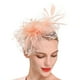 thumbnail image 1 of Qarigey Tocado de boda con flores para el pelo, mano de obra fina, estilo Retro Vintage, ahorro de espacio, colgante de cabeza con Clip de Ropa, zapatos y accesorios Miscelánea Naranja, 1 of 6