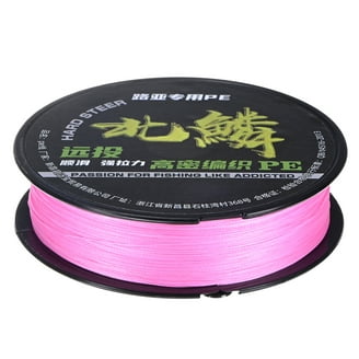walmart braided fishing line Uxcell Braided Fishing Line, 164 Yards 0.23mm Dia Abrasion Resistant  Colored Fishing Line 8 Strand Zero Stretch [Pink]
