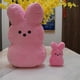 thumbnail image 4 of Conejito de peluche Peeps de 38 cm y 15 cm, conejo Peep, juguetes de Pascua, muñeco de peluche de simulación para niños, almohada suave, regalos, juguete para niña, 4 of 5