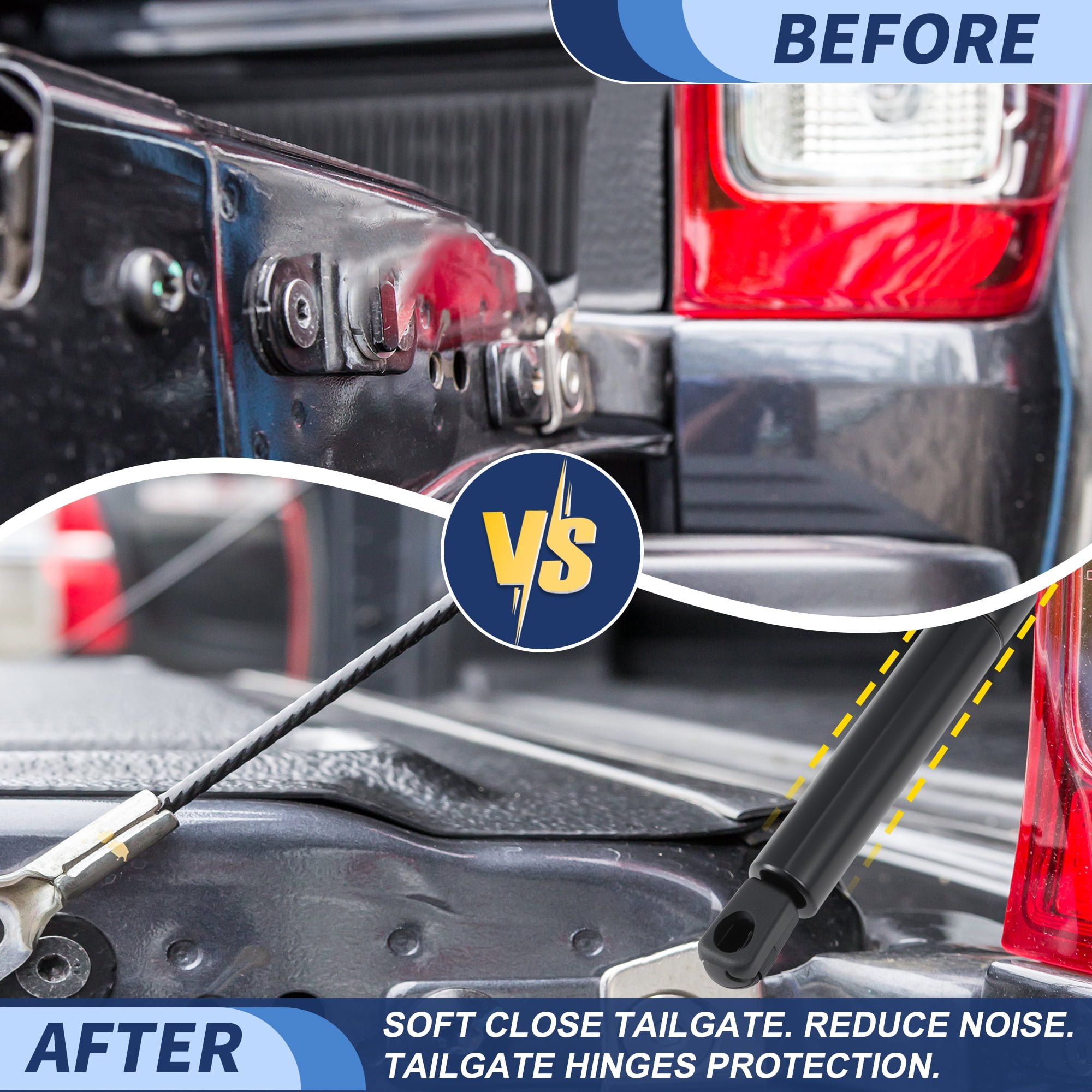Unique Bargains Tailgate Assist Damper Strut Kit for Toyota Tacoma 2024-2026