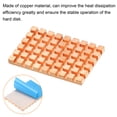 thumbnail image 5 of Uxcell Copper Heatsink with Conductive Adhesive for Solid SSD Cooler 40x26x3mm, 5 of 6