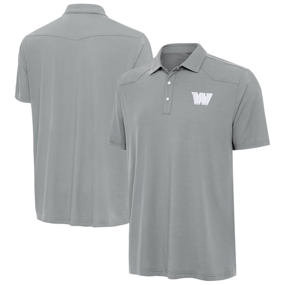 Men's Gray Washington Commanders Western Performance Polo