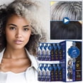 thumbnail image 2 of Fankiway Black Dong Ethnic Bubble Hair Dye, Plant Nourishing Hair Dye, New Botanical Bubble Plant Hair Dye Shampoo, Natural Plant Hair Dye for Women Men 30ml 10Packs/Box, 2 of 6