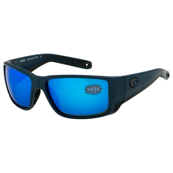 Costa Del Mar BLACKFIN PRO Blue Mirror Polarized Glass Men's Sunglasses 6S9078 907807 60