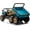 Blue, variant on Rugerasy 24V Ride On Truck with Electric Dump Bed, 2 Seater Ride On Dump Truck Car with Parent Remote Control, 4WD Electric UTV with Music Player, Shovel, Led Lights,Green