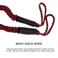 thumbnail image 4 of Eigraketly El más nuevo conjunto Bungee Dock Line Cuerda de amarre para barco 4 pies 2 Cuerdas Cuerda Bungee Cord Dockline Barcos Kayak Deportes acuáticos, 4 of 6