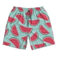 thumbnail image 5 of Goofa Watermelon Printed Mens Swim Trunks Summer Quick Dry Short Beach Swimwear Bathing Suits-Small, 5 of 9