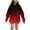 Red, variant on Girls' Glitter Fleece Hoodie 3-14 Years Winter Christmas Birthday Party Long Sleeve Pocket Sweatshirt Casual Print Pullover
