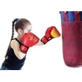 thumbnail image 4 of Advancent Guantes de boxeo para niños Punzonado Sparring PU Cuero Ajustable Entrenamiento Ejercicio Fitness Mitones Niñas Tren Gimnasio Golpear Type6 NO6, 4 of 6
