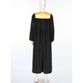 thumbnail image 4 of RUNQHUI Unisex Adult Choir Robe for Church Baptism V-neck Long Sleeve Christian Priest Robe Graduation Gown Costumes Black M, 4 of 7