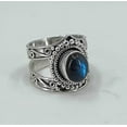 thumbnail image 2 of Navya Craft Labradorite Oval Shape 925 Sterling Silver Handmade Women Statement Ring Size 8.0, 2 of 4