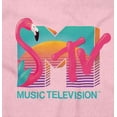 thumbnail image 2 of Retro MTV Sunset Flamingo Logo Women's Maternity Dress Brisco Brands M, 2 of 3