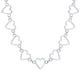 thumbnail image 2 of Collar para mujer, joyería para mujer, joyería para mujer, gargantilla de corazón hueco, regalo llamativo para novia, lindo collar bicolor, joyería, collar para mujer, 2 of 5