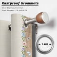 thumbnail image 2 of Outdoor Curtains for Patio Waterproof, Easter Outdoor Privacy Panels Grommet, Farmhouse Bunny Colorful Eggs Flowers Plants Blackout Outside Curtains for Porch/Cabana/Pergola/Gazebo 54"x95", 2 Panels, 2 of 8