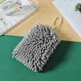 thumbnail image 5 of Soft Chenille Hand Towel Pack of 1 Hanging Water - Absorbent Quick-Dry Towels for Kitchen Bathroom Hand Drying Cleaning with Creative Decoration - Clearance(B), 5 of 6