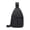Black, variant on Women & Men Multi-Pocket Sling Crossbody Bag, Adjustable Water-Resistant Chest Backpack, Lightweight Casual Purse for Work Travel Outdoor Daily Use(Green/One Size)