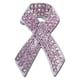 thumbnail image 1 of Pin de Broche de Conciencia de Cáncer de de de Imitación de Cristal Rosa Y Plateado, 1 of 7