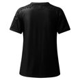 thumbnail image 5 of CHOK Offres Cyber&Monday Hauts d'Été pour Femmes T-Shirts Amples Patchwork pour Femmes Blouses et Hauts en Dentelle Florale Tendance Tunique à Manches Courtes Col Rond Grandes Tailles pour Femmes, 5 of 5