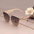 thumbnail image 4 of Gafas de sol de lujo para mujer, lentes de sol a la moda, estilo callejero, antiultravioleta, DS-8829, novedad de 2024, 4 of 5