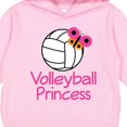 thumbnail image 3 of Inktastic Volleyball Butterfly Princess Toddler Hoodie, 3 of 4