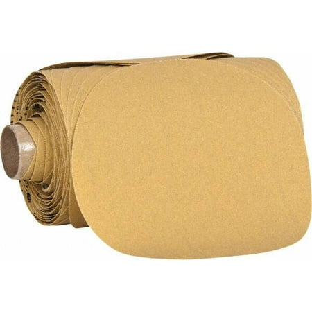 

3M 5 Diam 150 Grit Aluminum Oxide Adhesive PSA Disc Very Fine Grade Yellow C Weighted Backing Flexible Use with Random Orbital Sanders