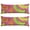 Banana, variant on Boho Rainbow Lumbar Pillow Cover Hand-Painted Tribal Motifs, Eclectic Global Style, Soft Velvet for Worldly, Wanderlust, or Hippie Decor