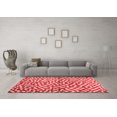 thumbnail image 3 of Ahgly Company Indoor Rectangle Abstract Red Contemporary Area Rugs, 2' x 3', 3 of 4
