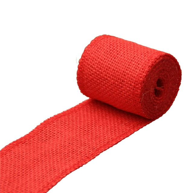 fastboy 1 Rouleau de Décorations de Mariage Accessoires de Vêtements Souples Ruban de Vêtements Simples et Confortables pour Cadeaux Décorations de Table de Fête Rouge