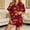 Wine, variant on Ruyelune BlueHalloween Pj Set Top and Shorts With PocketsSoft, breathable stretch fabric, relaxed fit, perfect for sleeping, lounging, Halloween party, movie nights,fall eveningsS