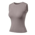 thumbnail image 4 of Women's Casual Sleeveless Tank Tops With Built In Bra Round Neck For Summer Outdoor Music Festival And Daily Wear, 4 of 6