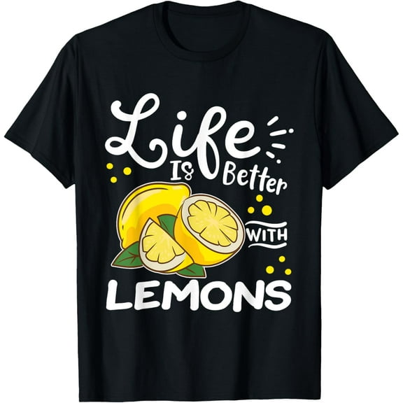 Funny Lemon T-ShirtLemon ApparelMen's and women's short-sleeved pure cotton shirts