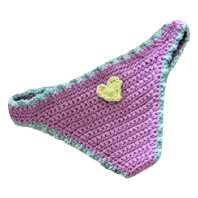 Handmade Crochet Bikini Bookmarks Funny Underwear Shaped Bookmark Page Holder For Books Unique Gift For Book Lovers