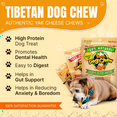 thumbnail image 6 of Tibetan Yak Chews Long-Lasting Natural Large Chews For Large Dogs Under ~55 lbs, 3 Sticks, 6 of 12